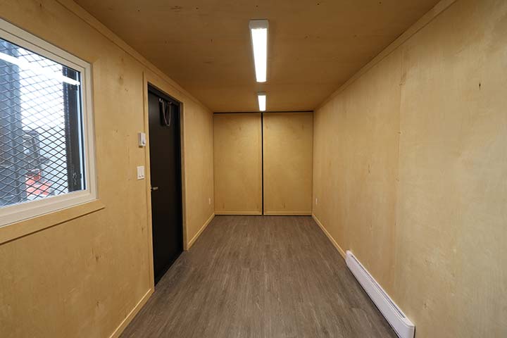 20’ Office CUBE – Wood Finished - Container Systems Australia