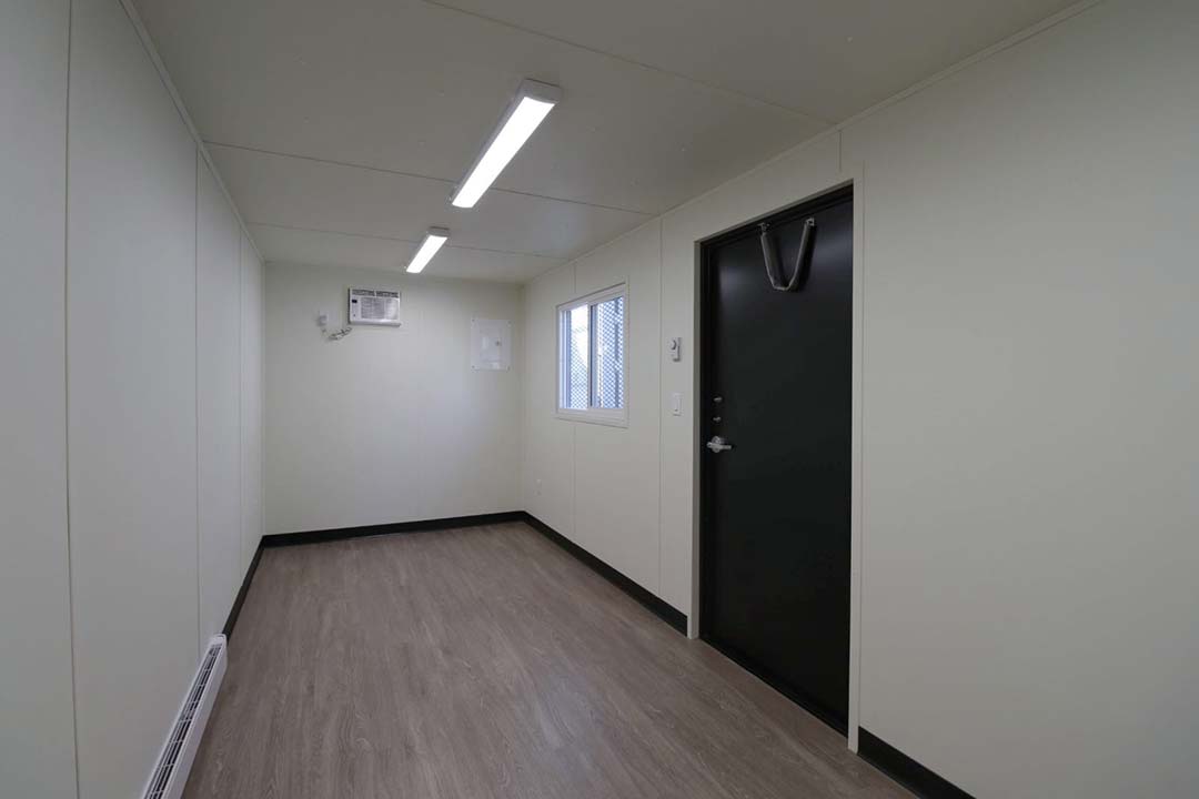 20’ Office CUBE – Vinyl Drywall Finished - Container Systems Australia