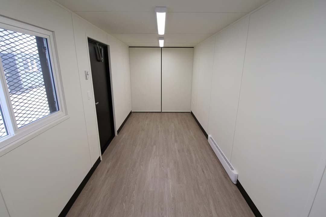 20’ Office CUBE – Vinyl Drywall Finished - Container Systems Australia