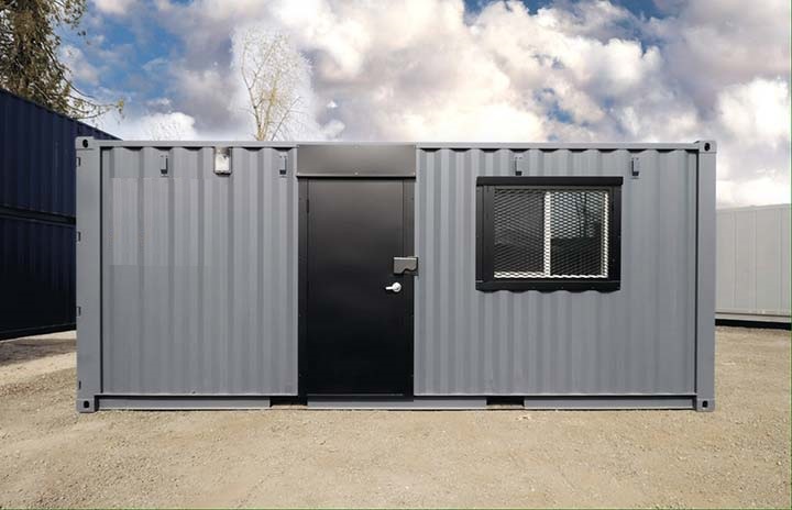 20’ Office CUBE – Wood Finished - Container Systems Australia
