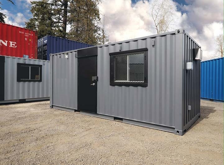 20’ Office CUBE – Wood Finished - Container Systems Australia