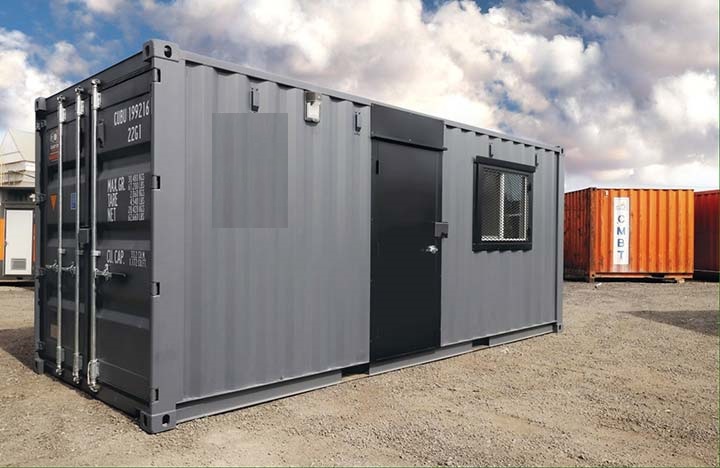 20’ Office CUBE – Wood Finished - Container Systems Australia