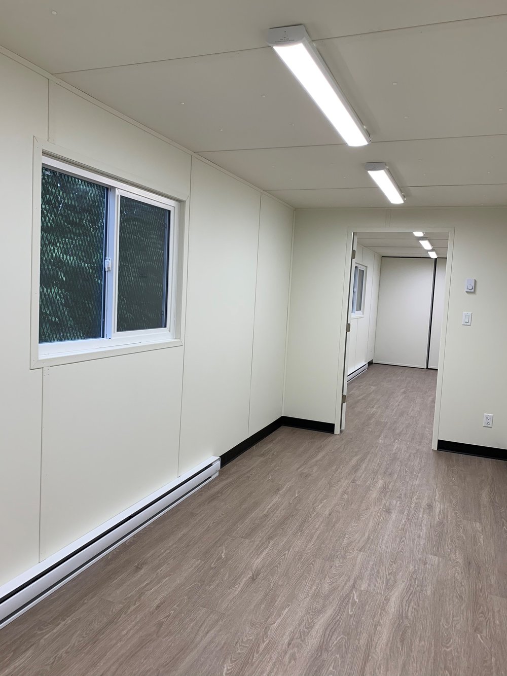 40’HC Office CUBE – Vinyl Drywall Finished - Container Systems Australia