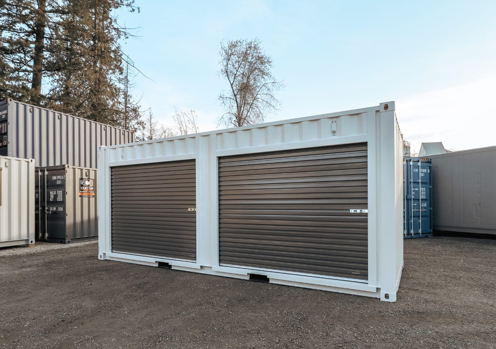 20′ Shipping Container + (2)  8′ Rollup Doors - Container Systems Australia