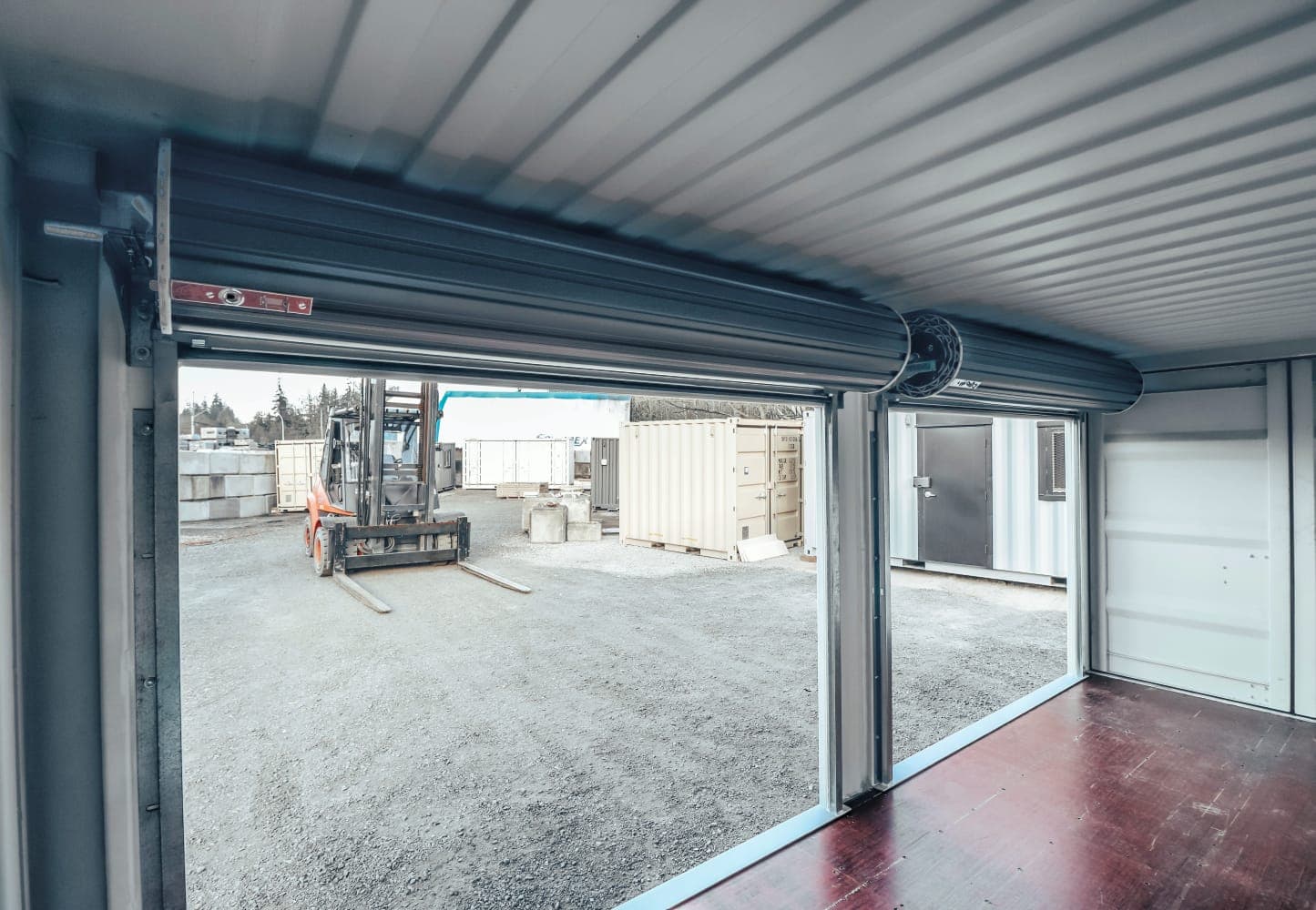 20′ Shipping Container + (2)  8′ Rollup Doors - Container Systems Australia