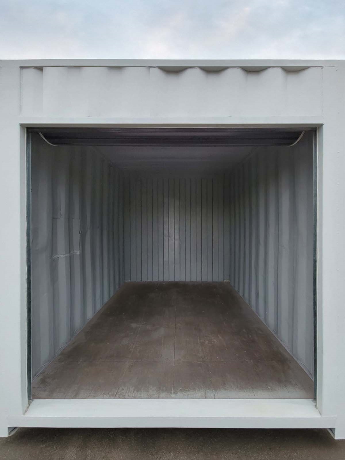 10’ “Cut Down” Used Container + Rollup - Container Systems Australia