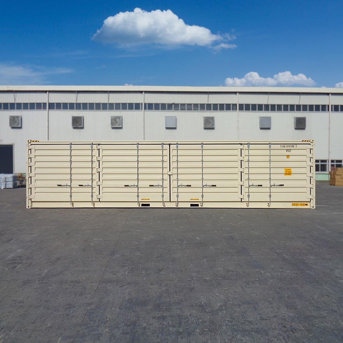 40’HC New (1-trip) “Openside” Shipping Container - Container Systems Australia