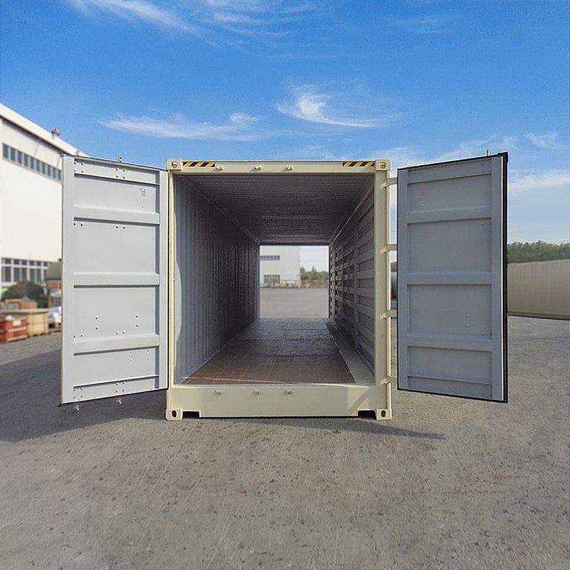 40’HC New (1-trip) “Openside” Shipping Container - Container Systems Australia