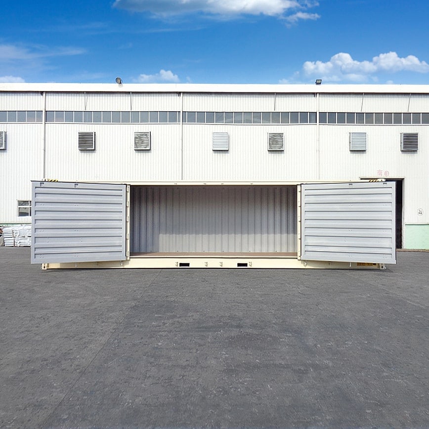 40’HC New (1-trip) “Openside” Shipping Container - Container Systems Australia