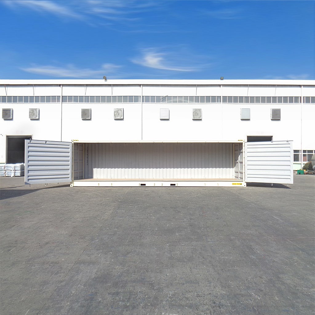 40’HC New (1-trip) “Openside” Shipping Container - Container Systems Australia