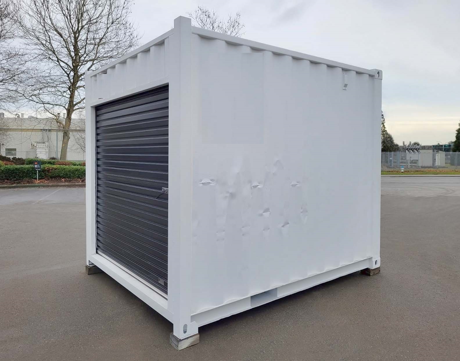 10’ “Cut Down” Used Container + Rollup - Container Systems Australia