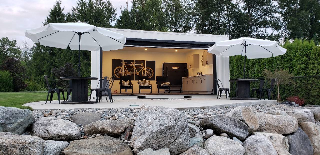 Poolside Bar Oasis in Fort Langley - Container Systems Australia