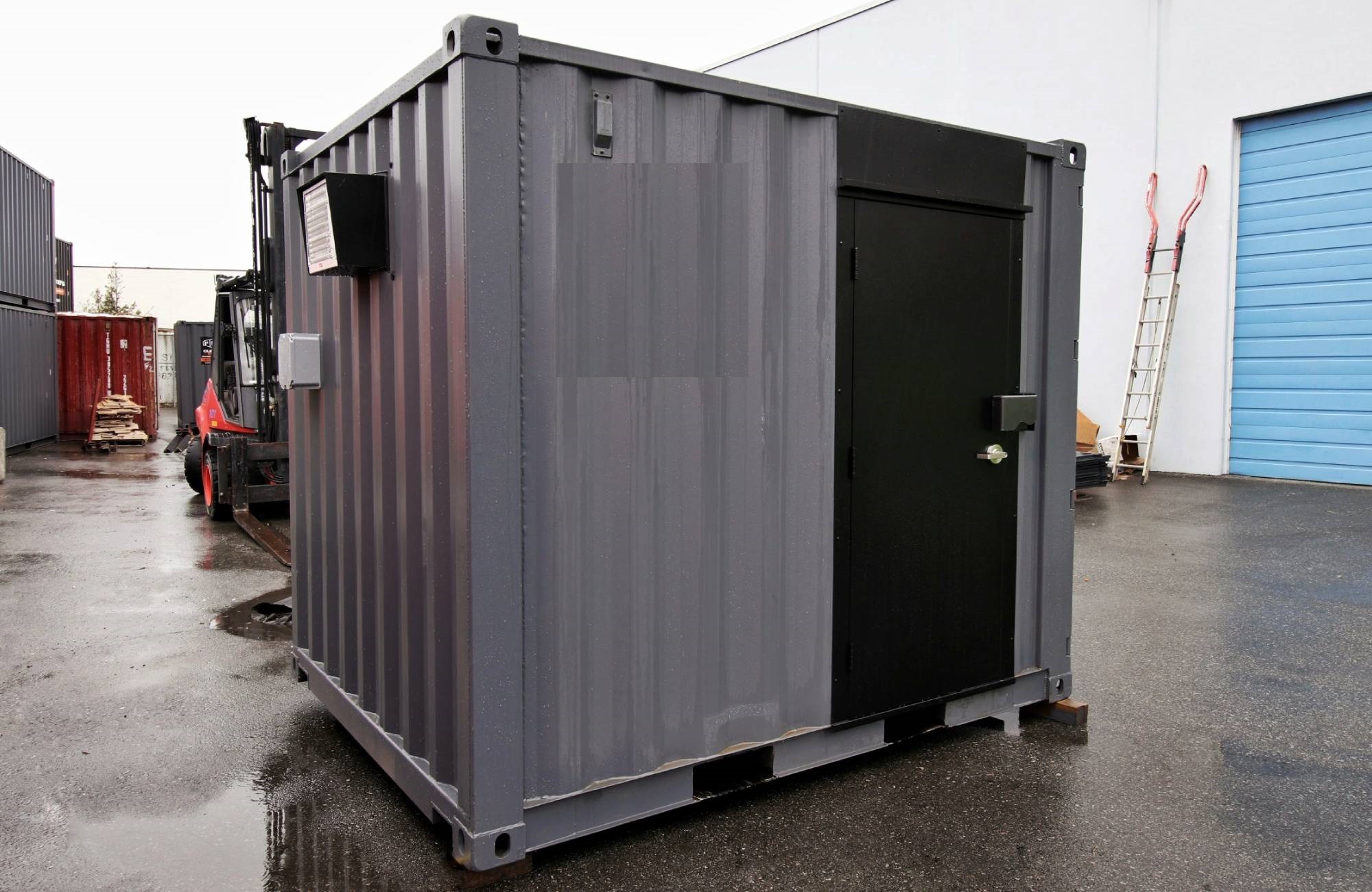 10’ Office CUBE – Wood Finished - Container Systems Australia