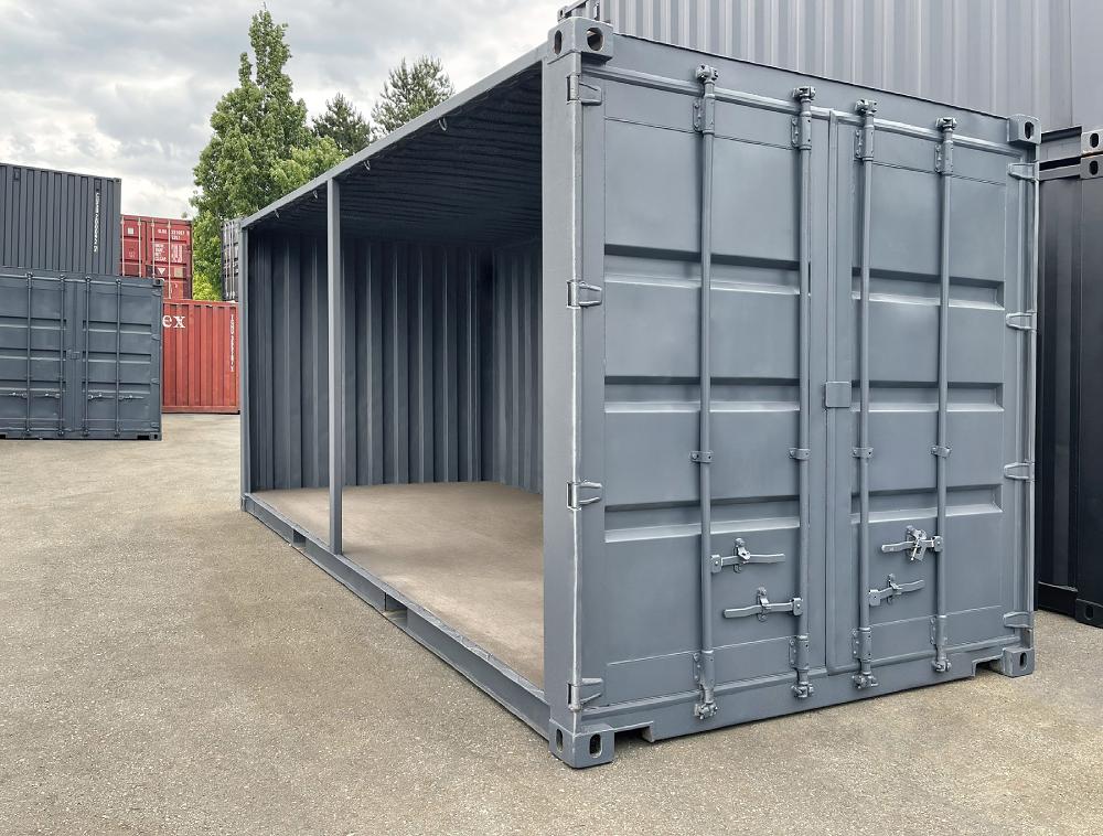 20’ Used “Open Face” Shipping Container - Container Systems Australia