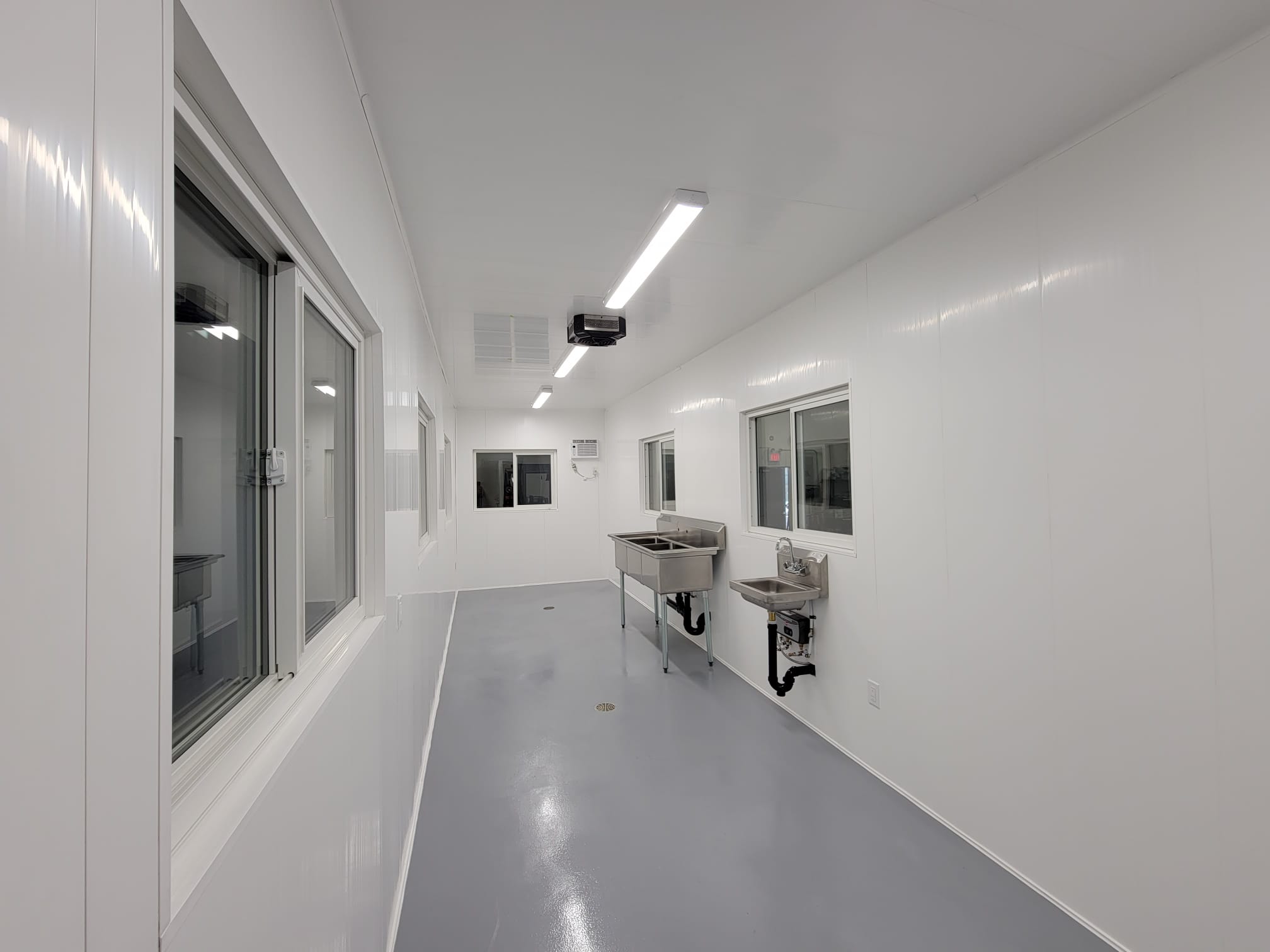 Food Processing Unit With Walk in Cooler - Container Systems Australia