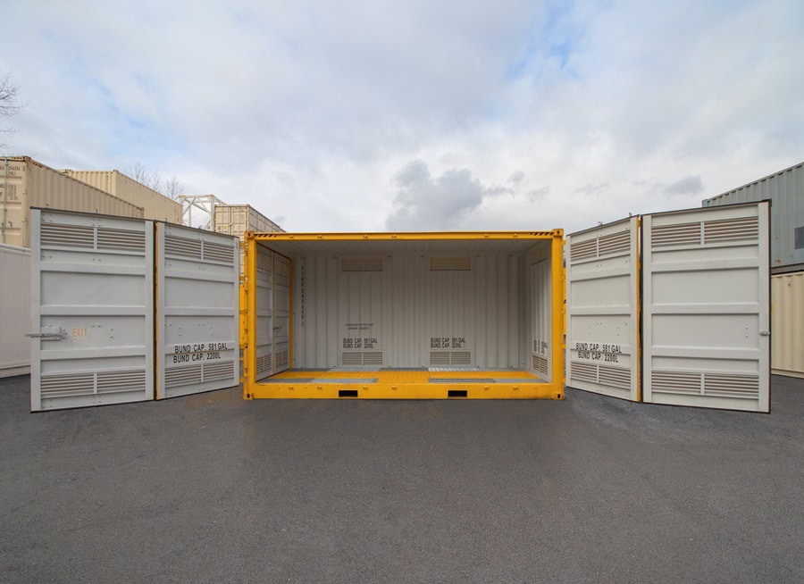 20’HC Openside Containment Cube - Container Systems Australia