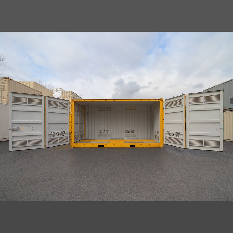 20’HC Openside Containment Cube - Container Systems Australia