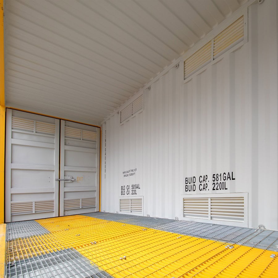 20’HC Openside Containment Cube - Container Systems Australia