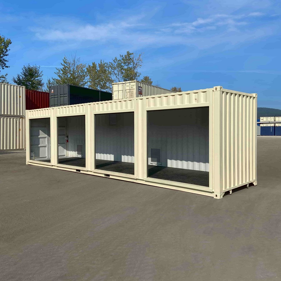 40’HC “CONTAINMENT CUBE” with 4 x Roll Up Doors - Container Systems Australia