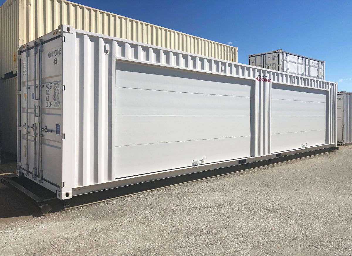 40’HC HAZCON Containment unit w/ Overhead doors - Container Systems Australia