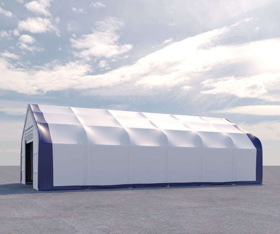 Dual Truss Storage Shelter (30′ x 60′ x 20′) - Container Systems Australia