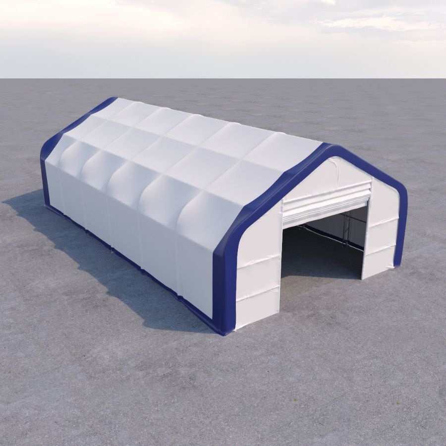 Dual Truss Storage Shelter (30′ x 60′ x 20′) - Container Systems Australia