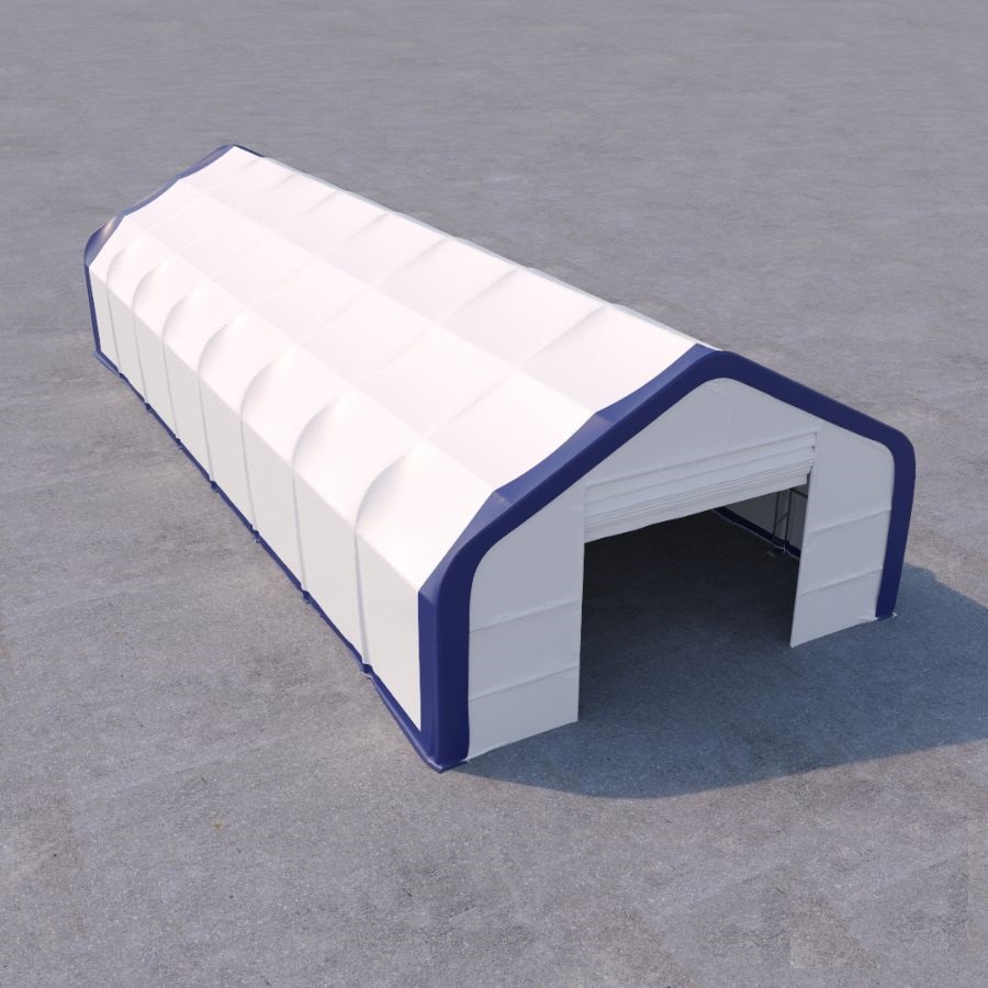 Dual Truss Storage Shelter (30′ x 80′ x 20′) - Container Systems Australia