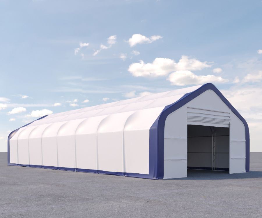 Dual Truss Storage Shelter (30′ x 80′ x 20′) - Container Systems Australia
