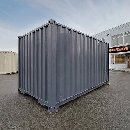 15′ “Cut Down” Used Container + Rollup - Container Systems Australia