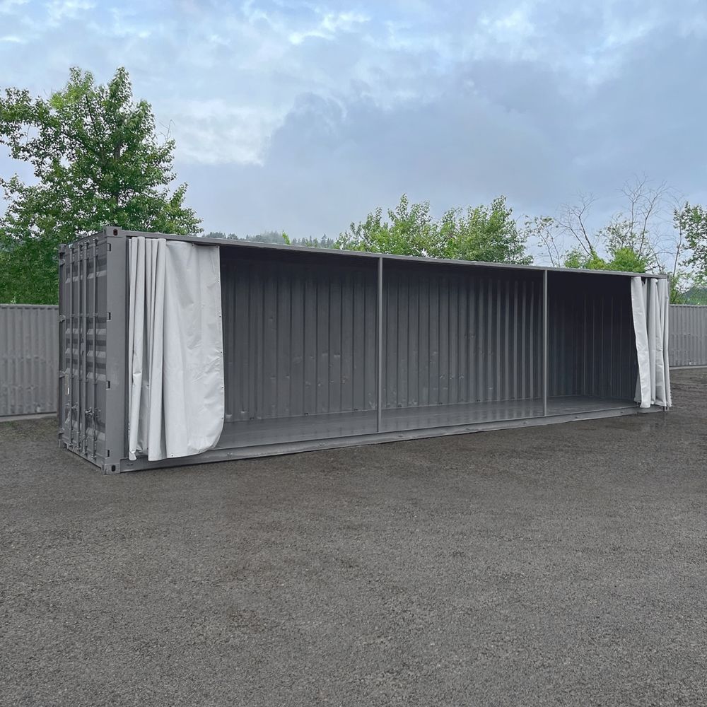 40’HC Open-Face w/Tarp System - Container Systems Australia