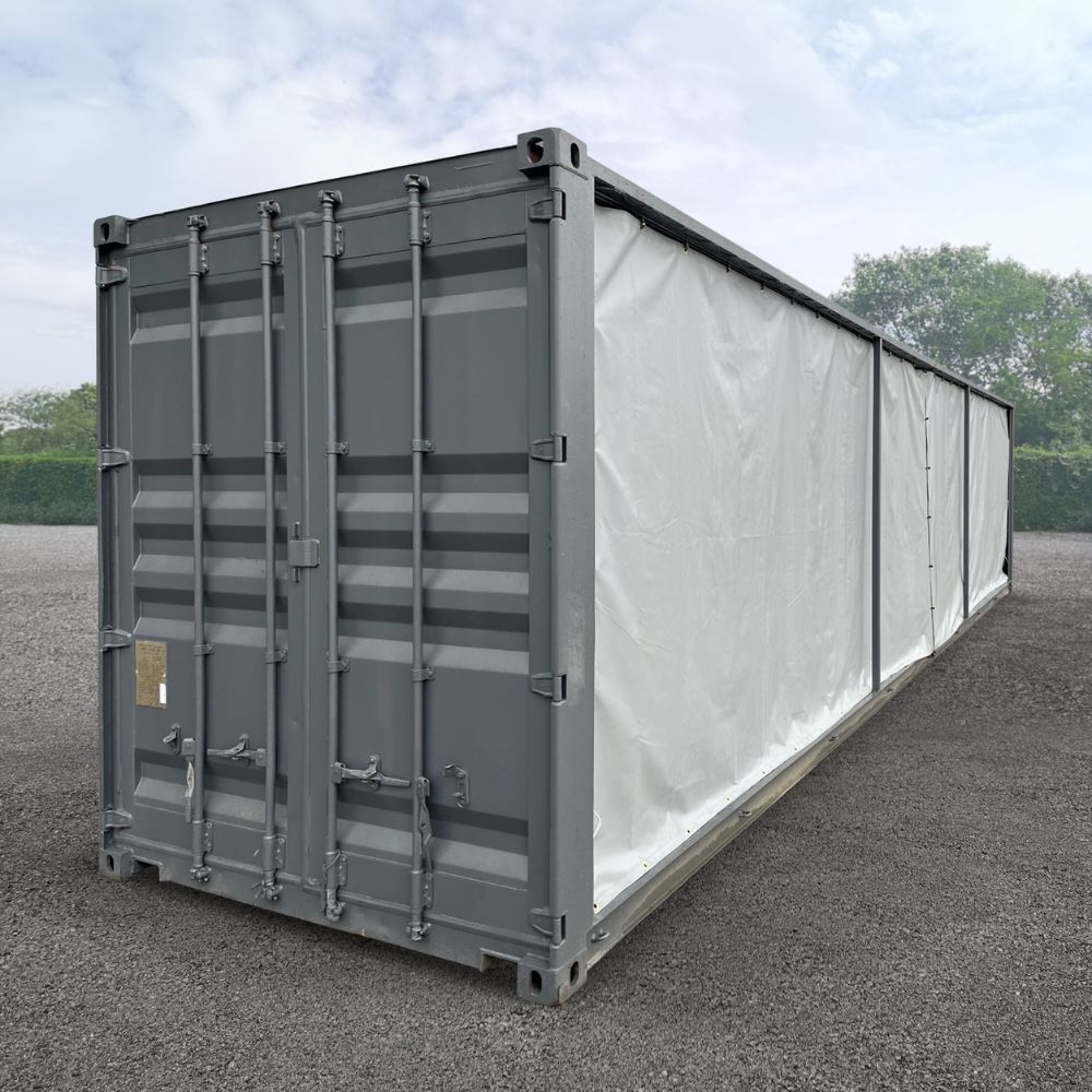40’HC Open-Face w/Tarp System - Container Systems Australia