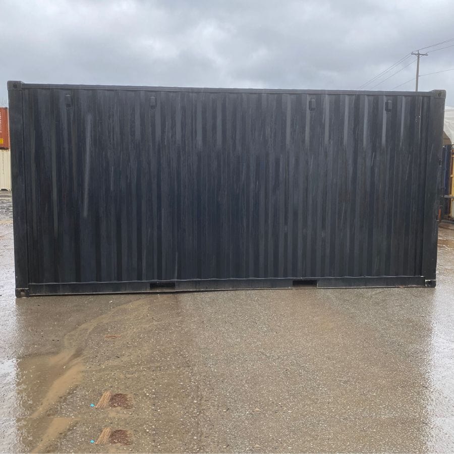 20’HC New (1-Trip) Shipping Container – Painted Black - Container Systems Australia