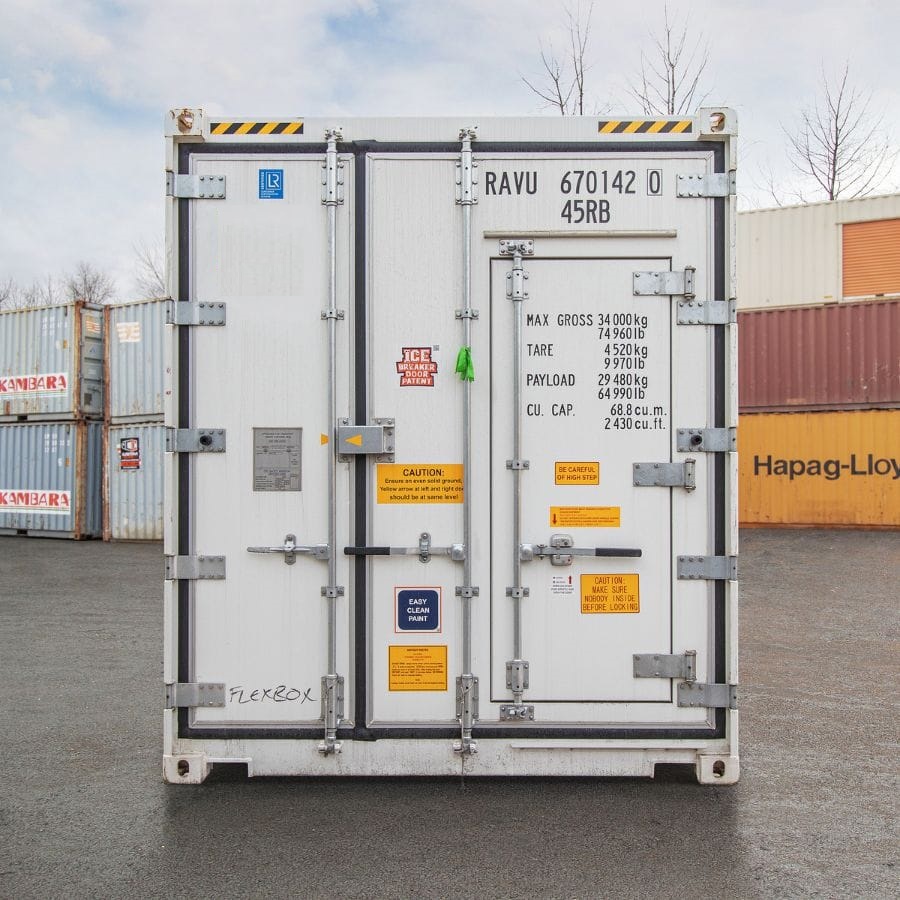 40’HC New (1-trip) Refrigerated Container (Working Reefer) - Container Systems Australia