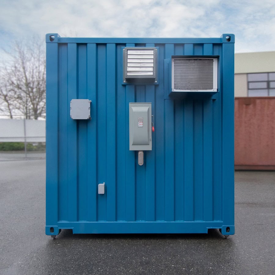 Shipyard Machinery Enclosure - Container Systems Australia