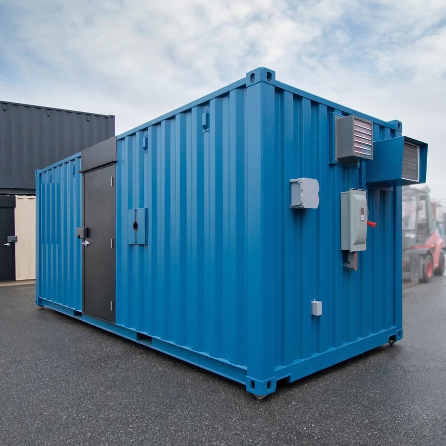 Shipyard Machinery Enclosure - Container Systems Australia