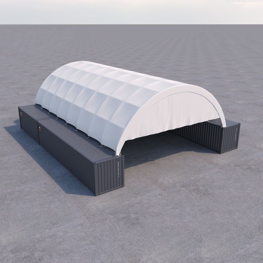40’ x 60’ Container Shelter - Container Systems Australia