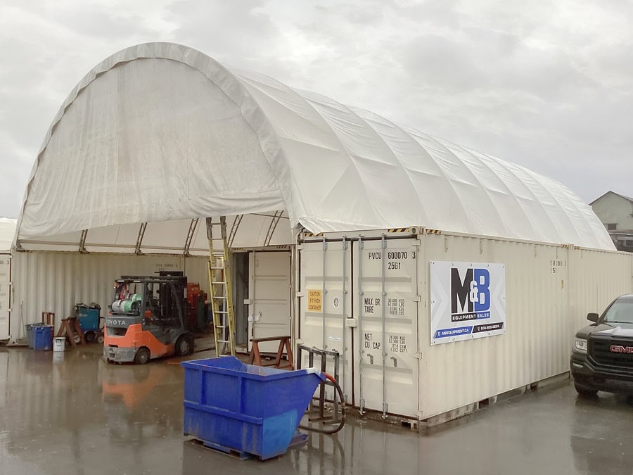 40’ x 60’ Container Shelter - Container Systems Australia