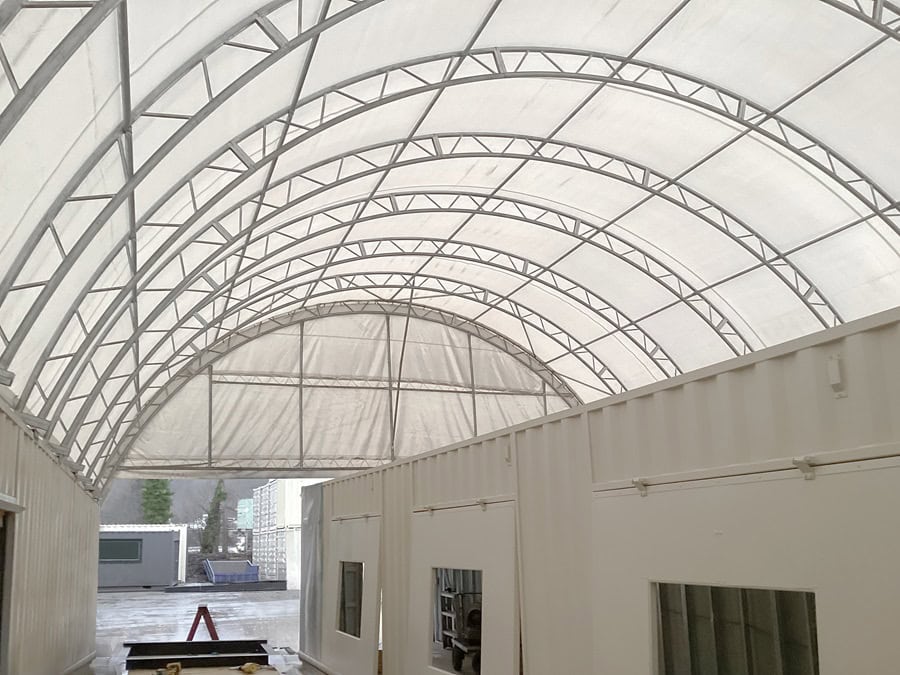 40’ x 60’ Container Shelter - Container Systems Australia