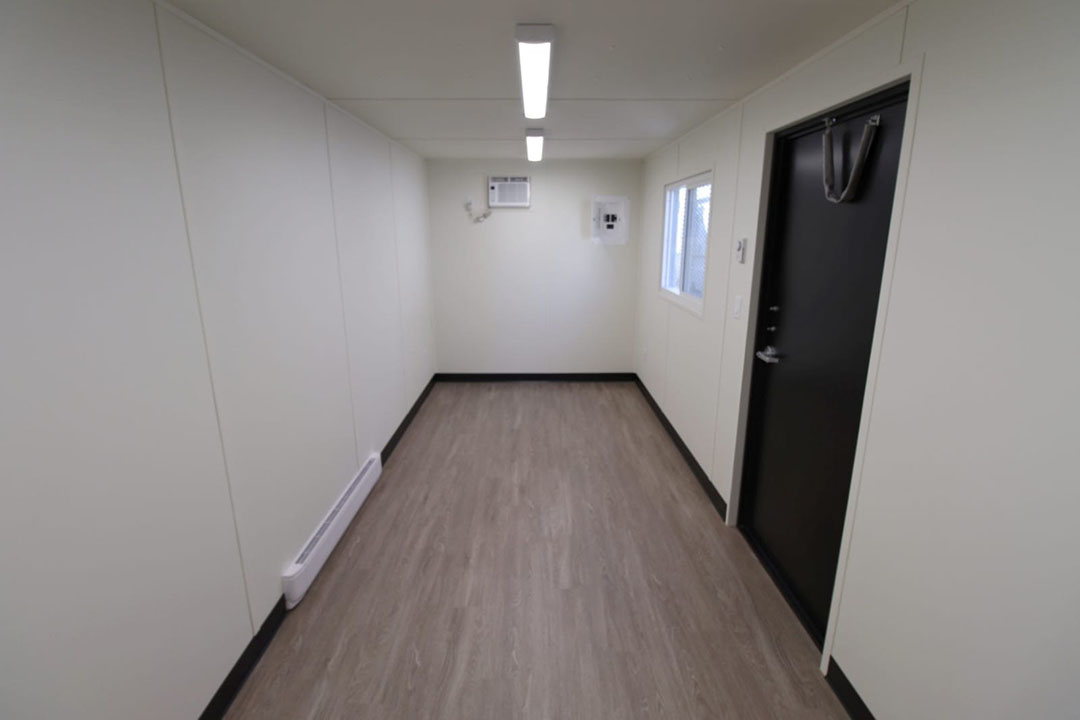 20’ Office CUBE – Vinyl Drywall Finished - Container Systems Australia
