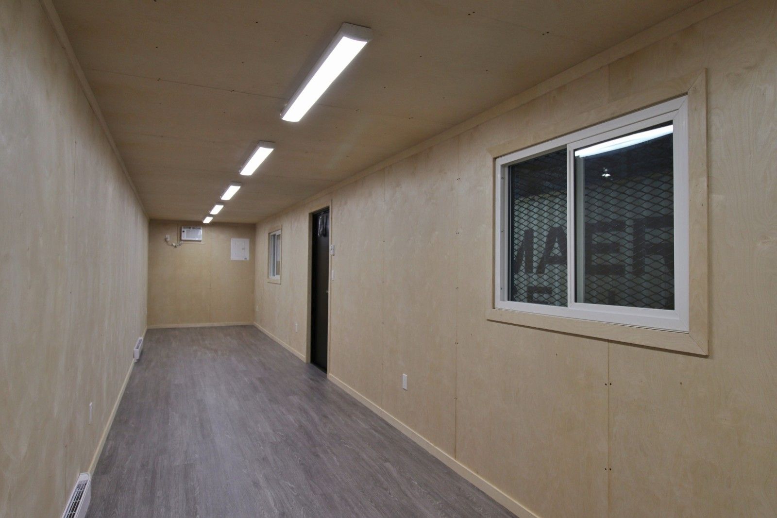 40’ Office CUBE – Wood Finished - Container Systems Australia