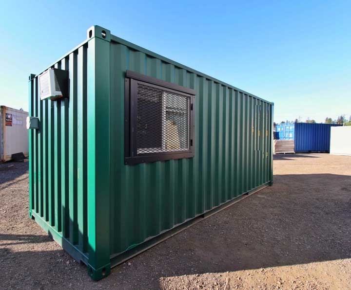 7′ Office Container + Storage Locker - Container Systems Australia