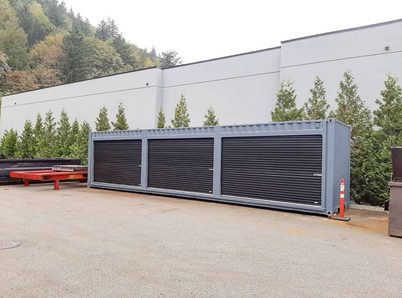 40′HC Shipping Container + (3) 11′ 10” Doors - Container Systems Australia