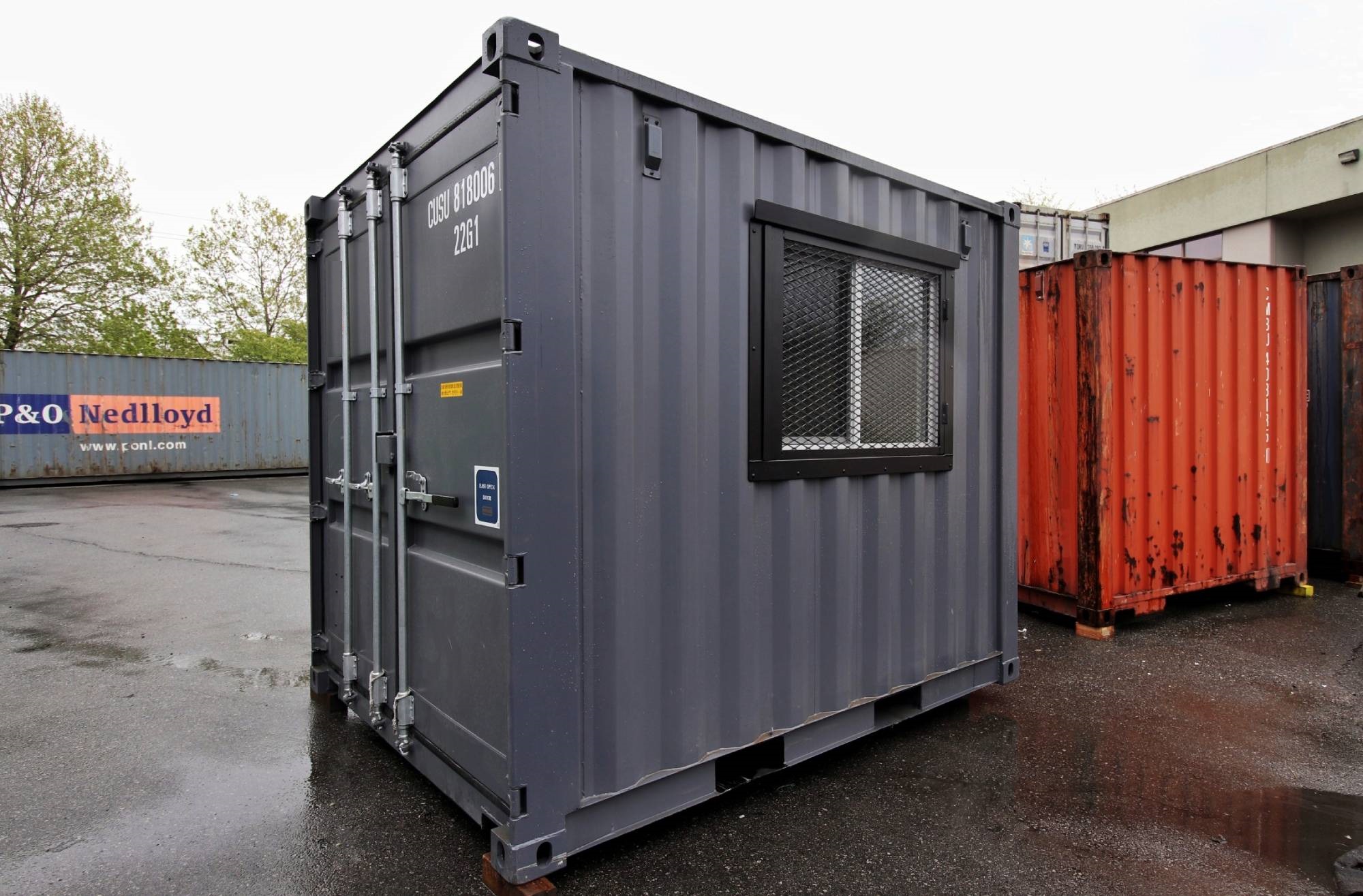 10’ Office CUBE – Wood Finished - Container Systems Australia