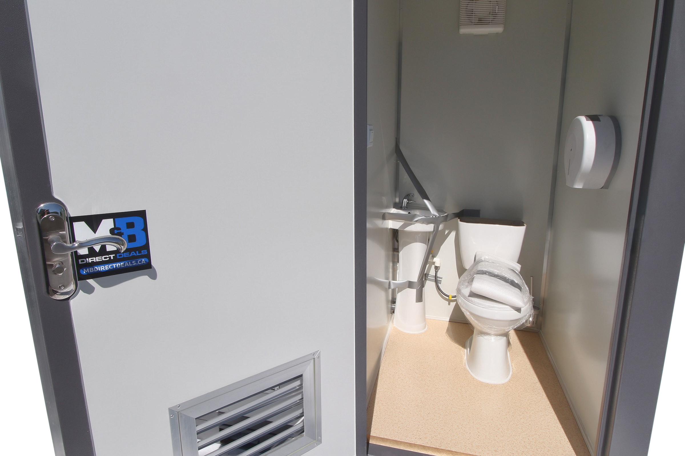 M&B | Double Stall Portable Washroom - Container Systems Australia