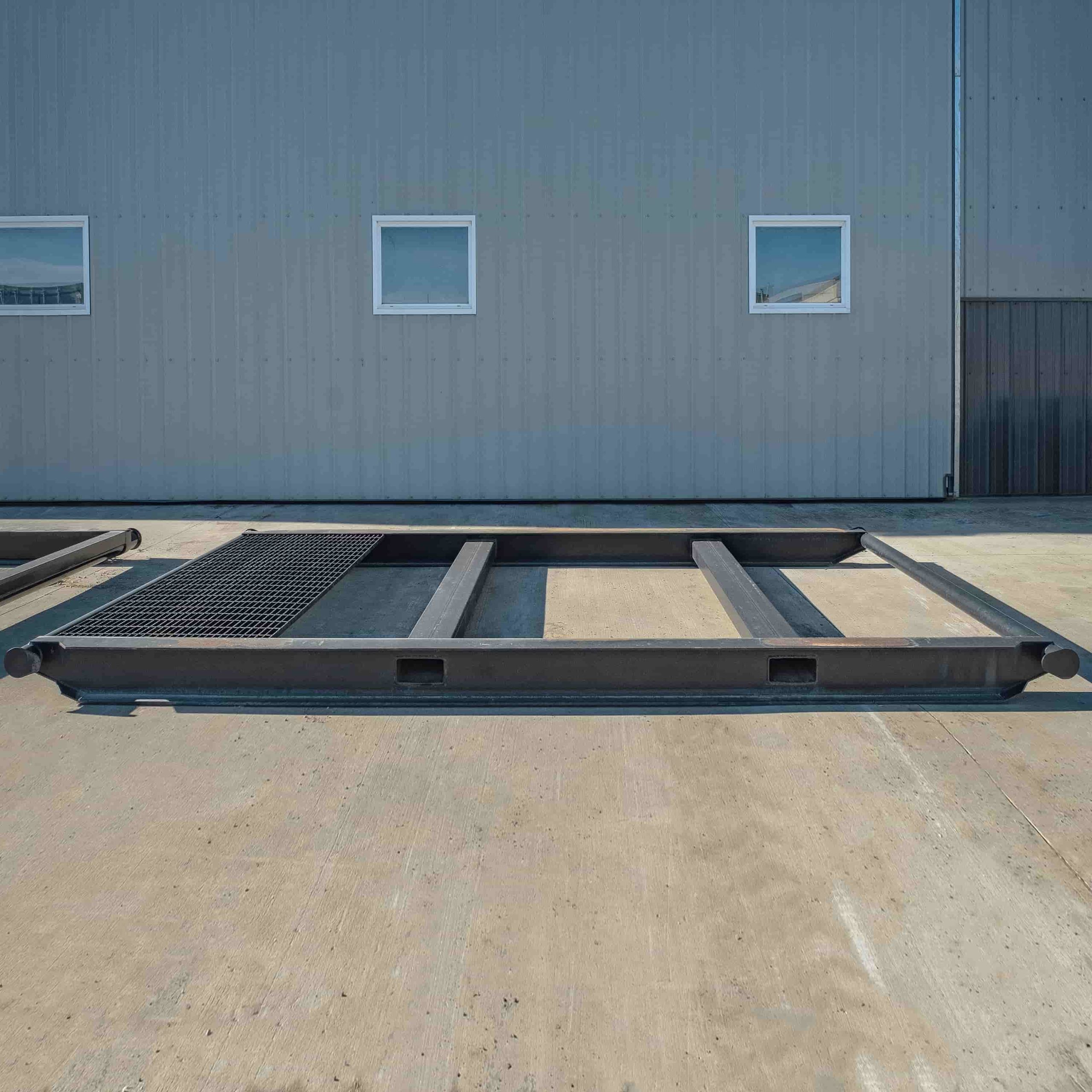 10’ Grated “Weld On” Skid - Container Systems Australia