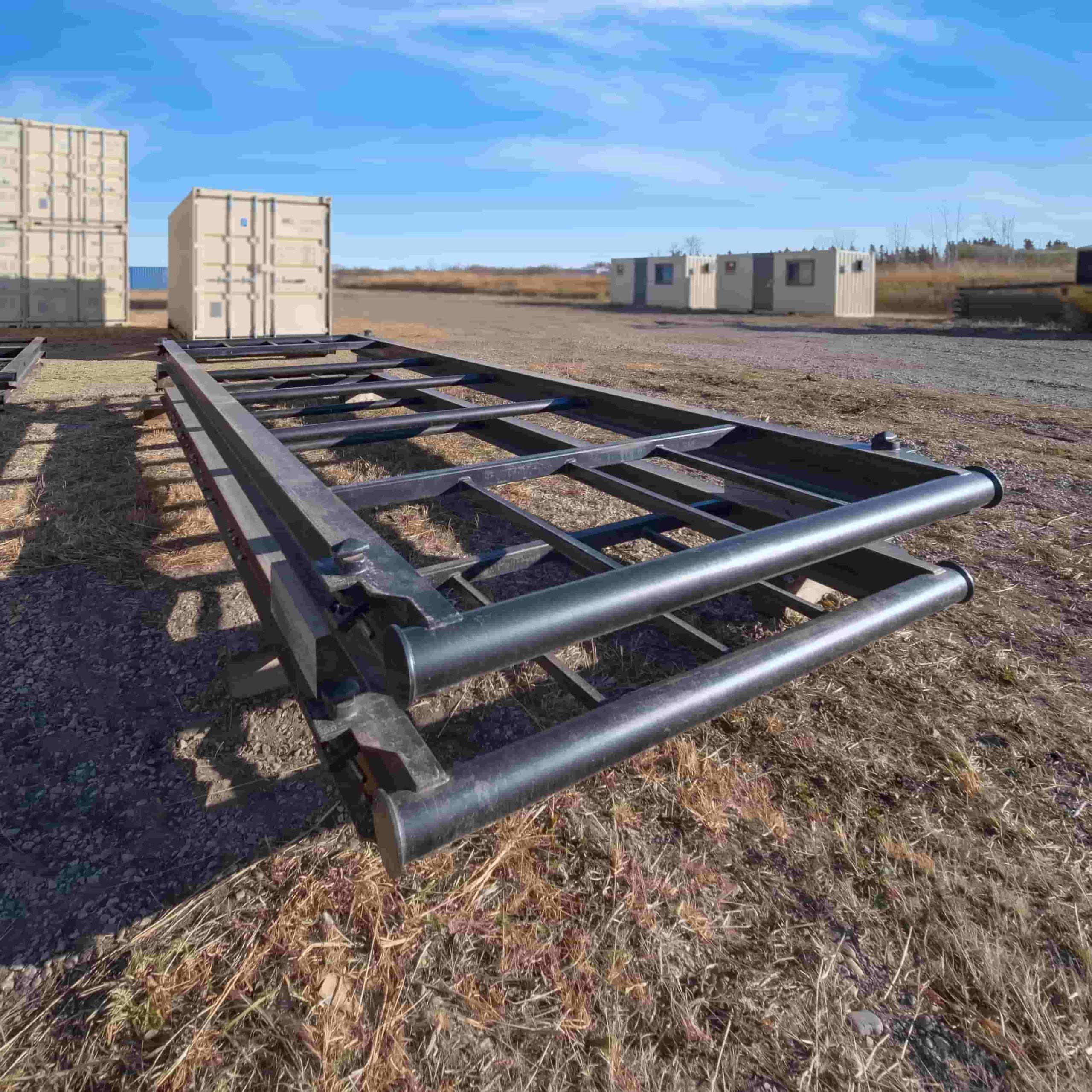 20’ Container skid w/ twist locks “Non-Grated” - Container Systems Australia