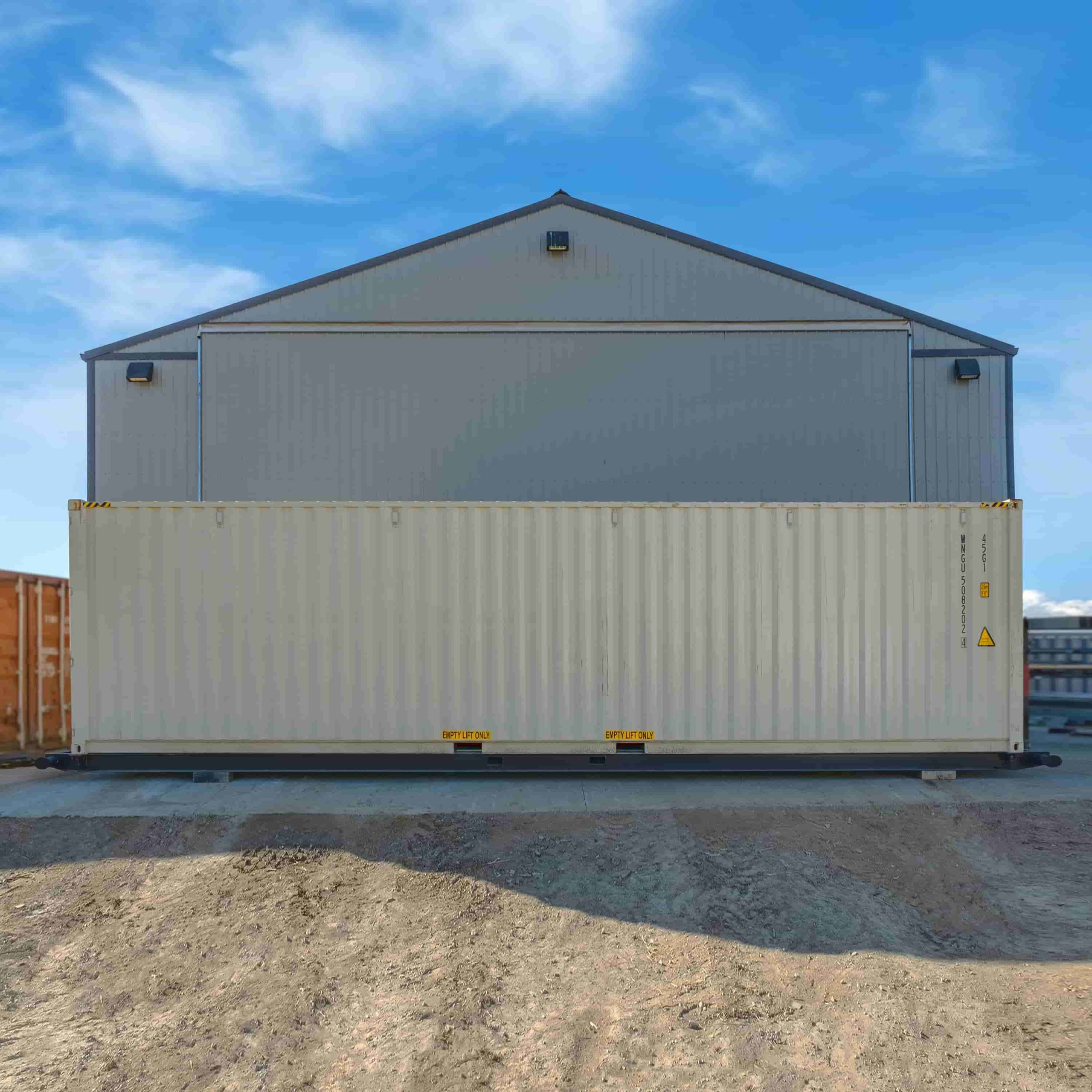 40’ Container skid w/ twist lock “Non Grated” - Container Systems Australia
