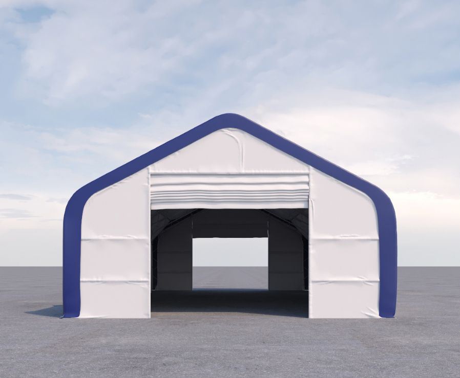 Dual Truss Storage Shelter (30′ x 60′ x 20′) - Container Systems Australia