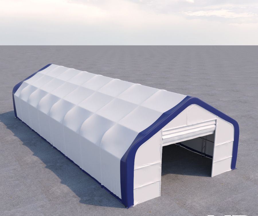 Dual Truss Storage Shelter (30′ x 80′ x 20′) - Container Systems Australia