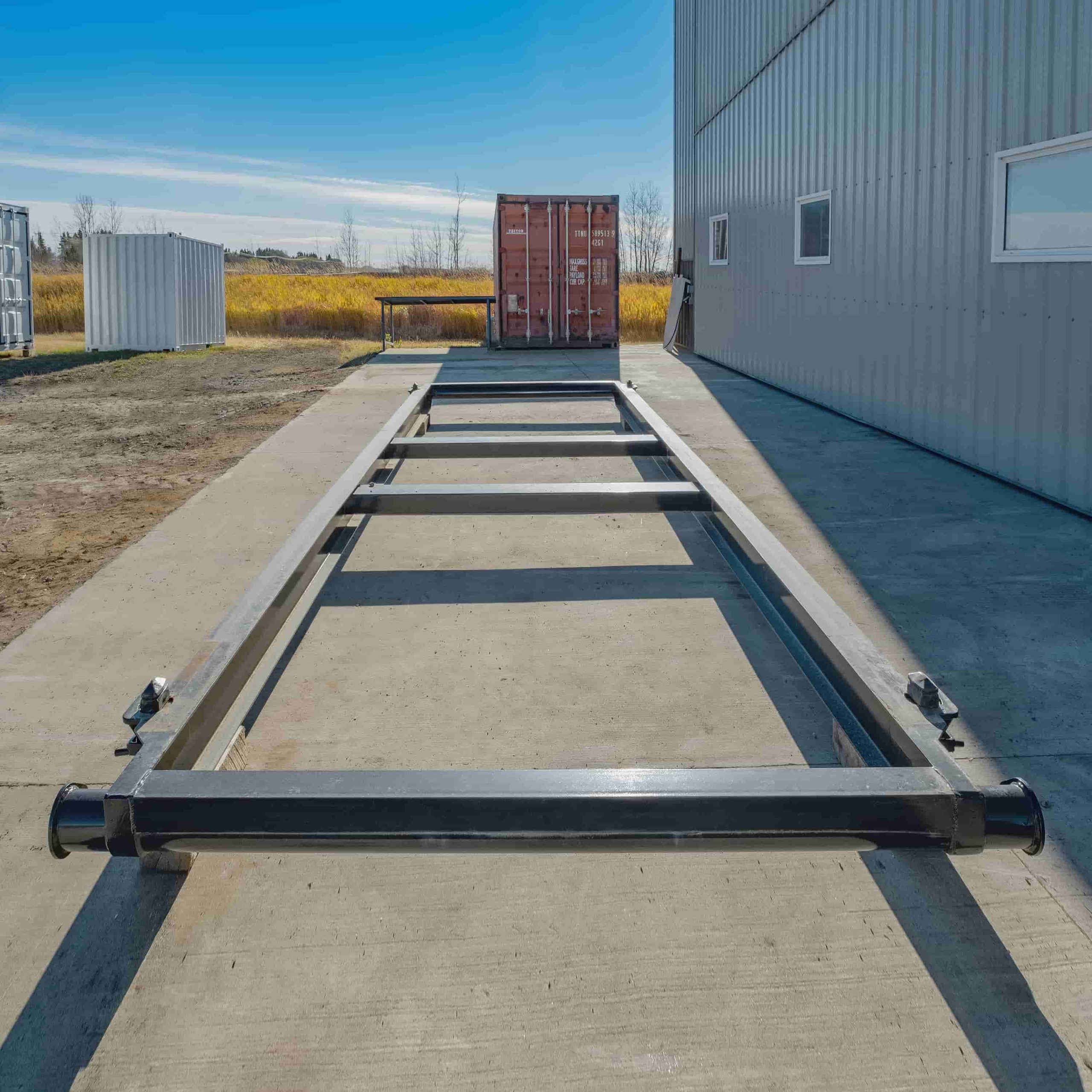 20’ Skid w/ Twist locks “Non Grated” - Container Systems Australia